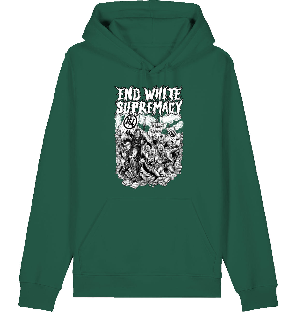 END WHITE SUPREMACY - DTG PRINT - Hoodie
