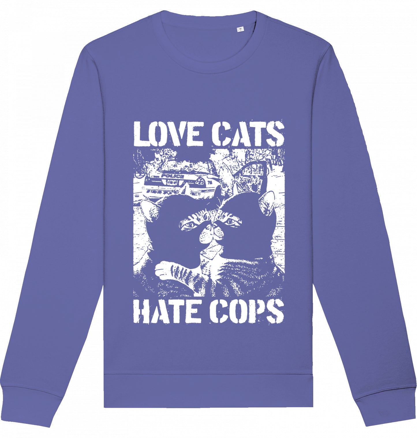 LOVE CATS HATE COPS 2.0 - Crewneck Unisex