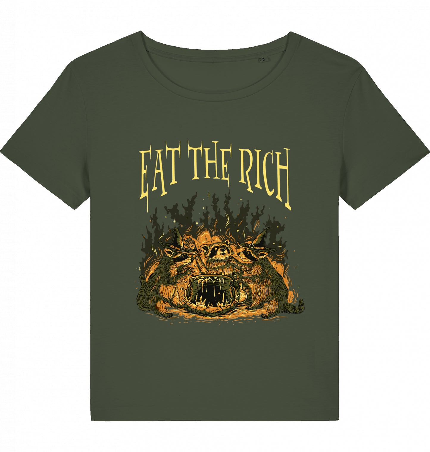 EAT THE RICH RACCOONS WOM*N