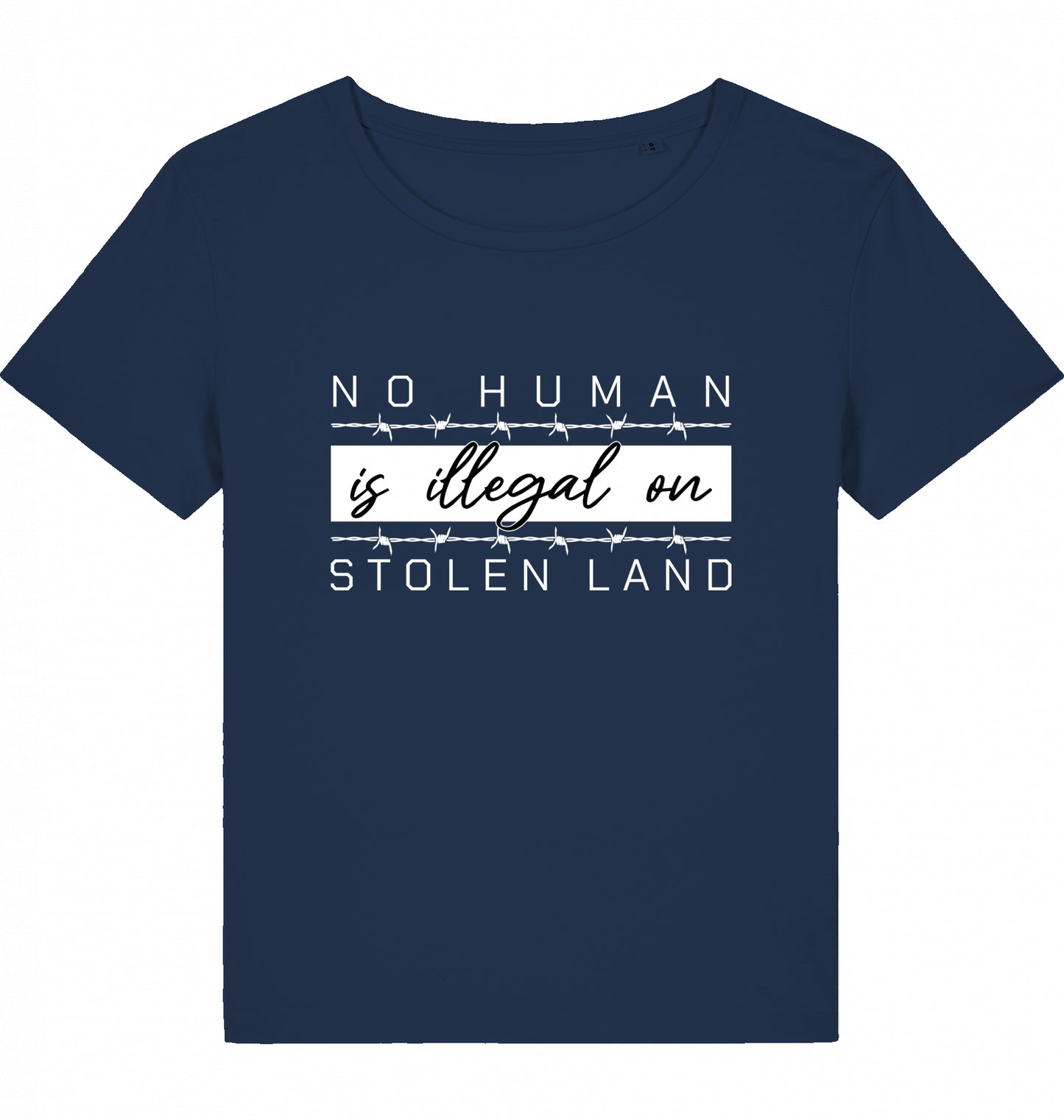NO HUMAN IS ILLEGAL ON STOLEN LAND WOM*N