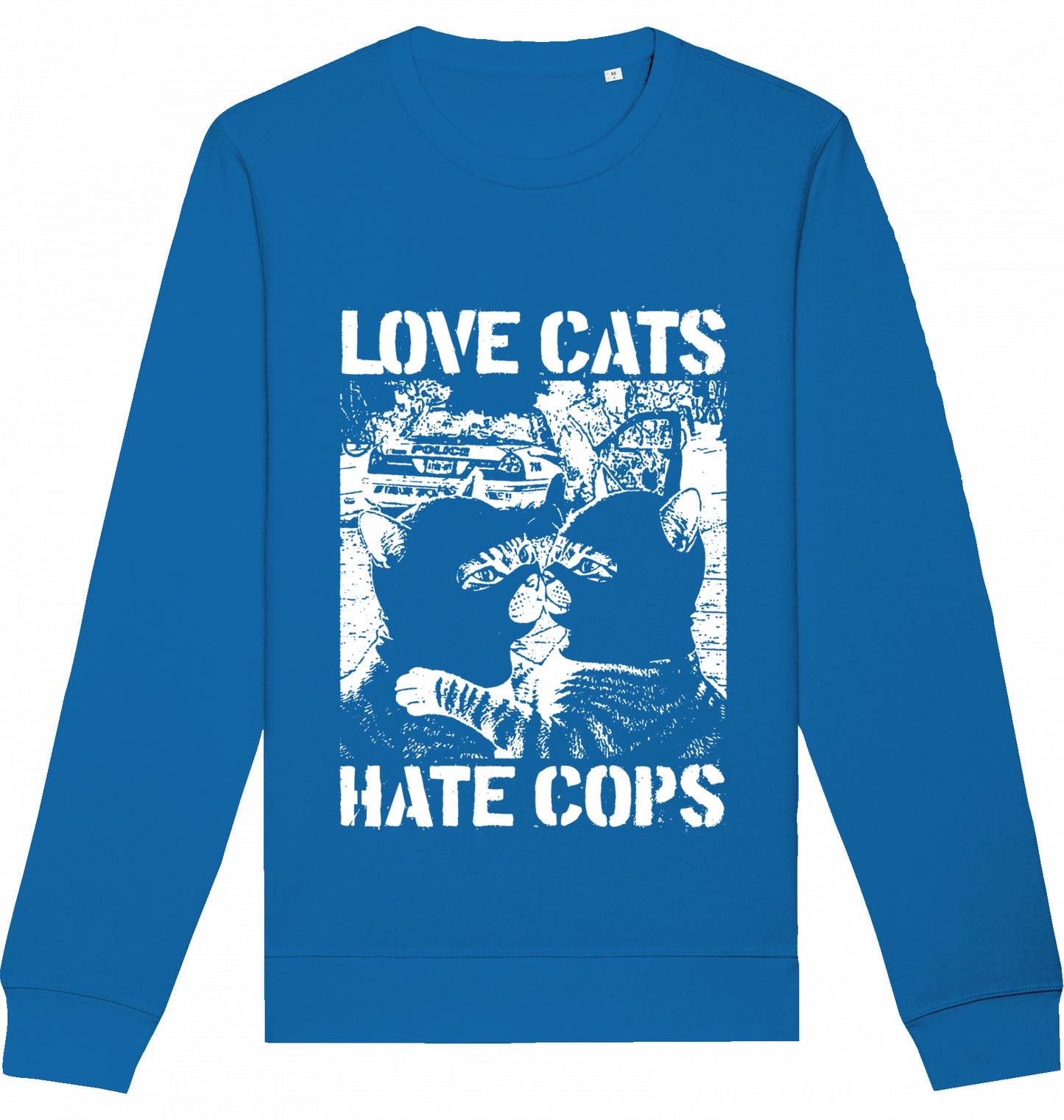 LOVE CATS HATE COPS 2.0 - Crewneck Unisex