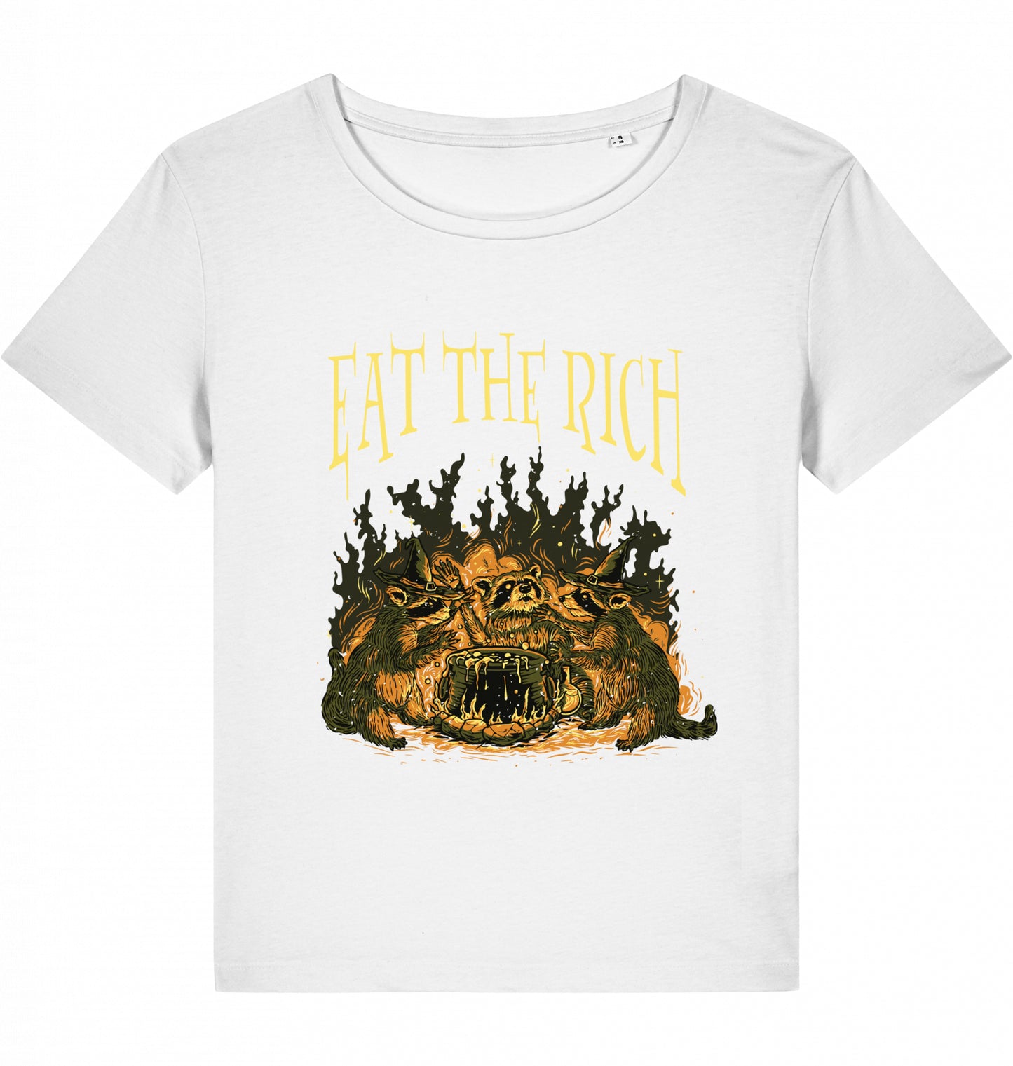 EAT THE RICH RACCOONS WOM*N