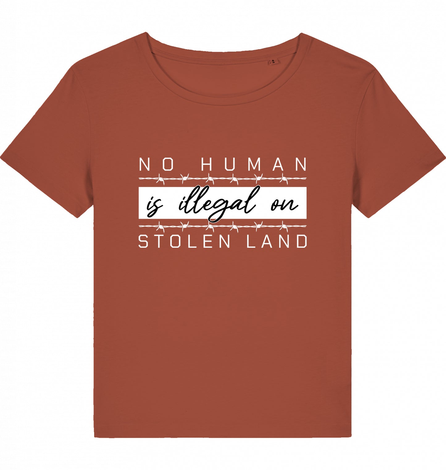 NO HUMAN IS ILLEGAL ON STOLEN LAND WOM*N