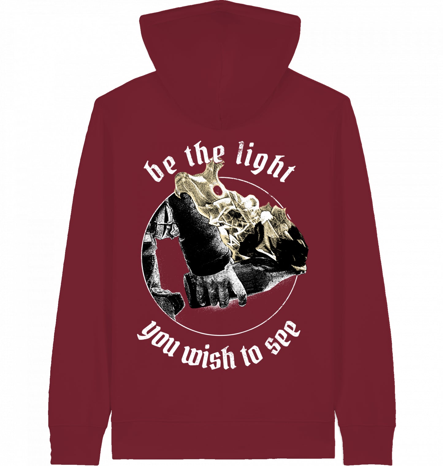 BE THE LIGHT YOU WISH TO SEE - ZIPPER