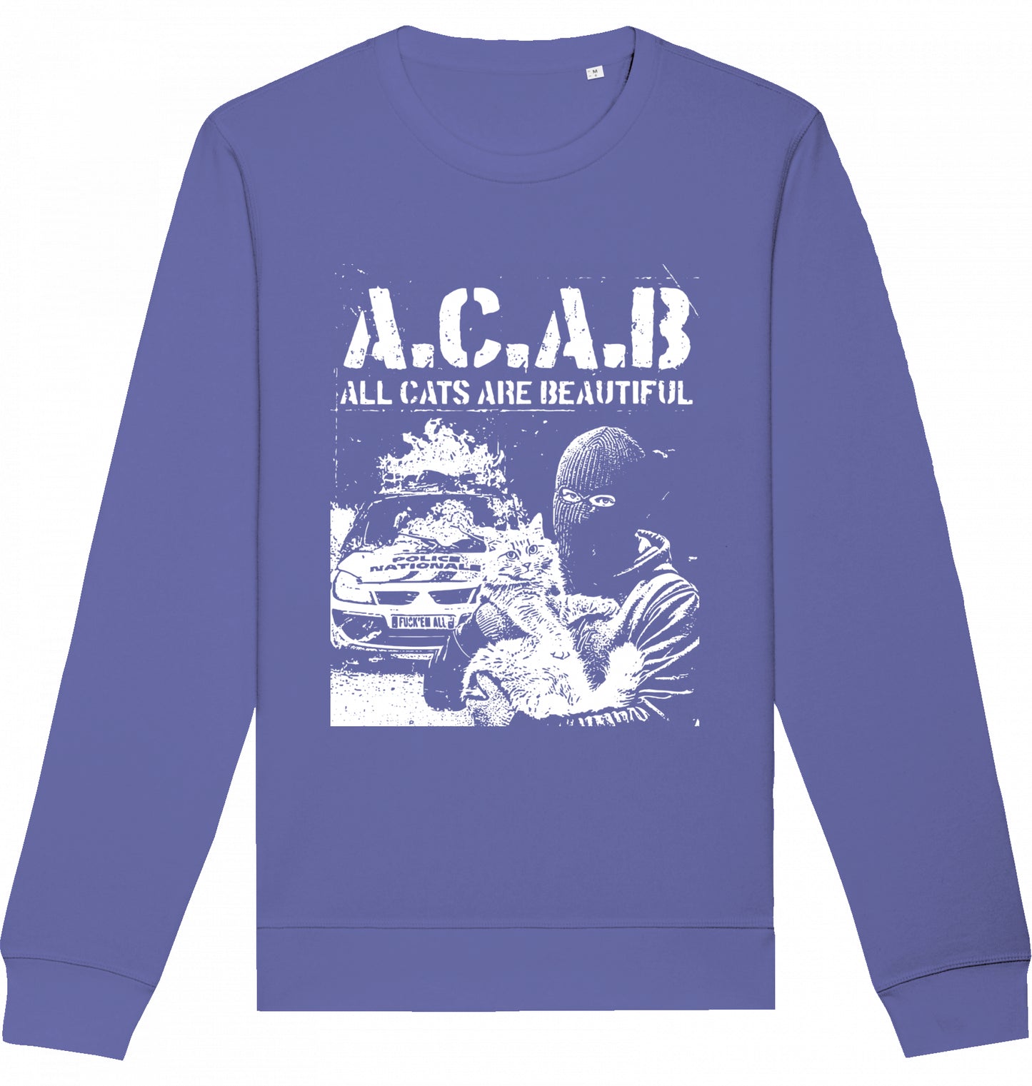 LOVE CATS HATE COPS - Crewneck Unisex