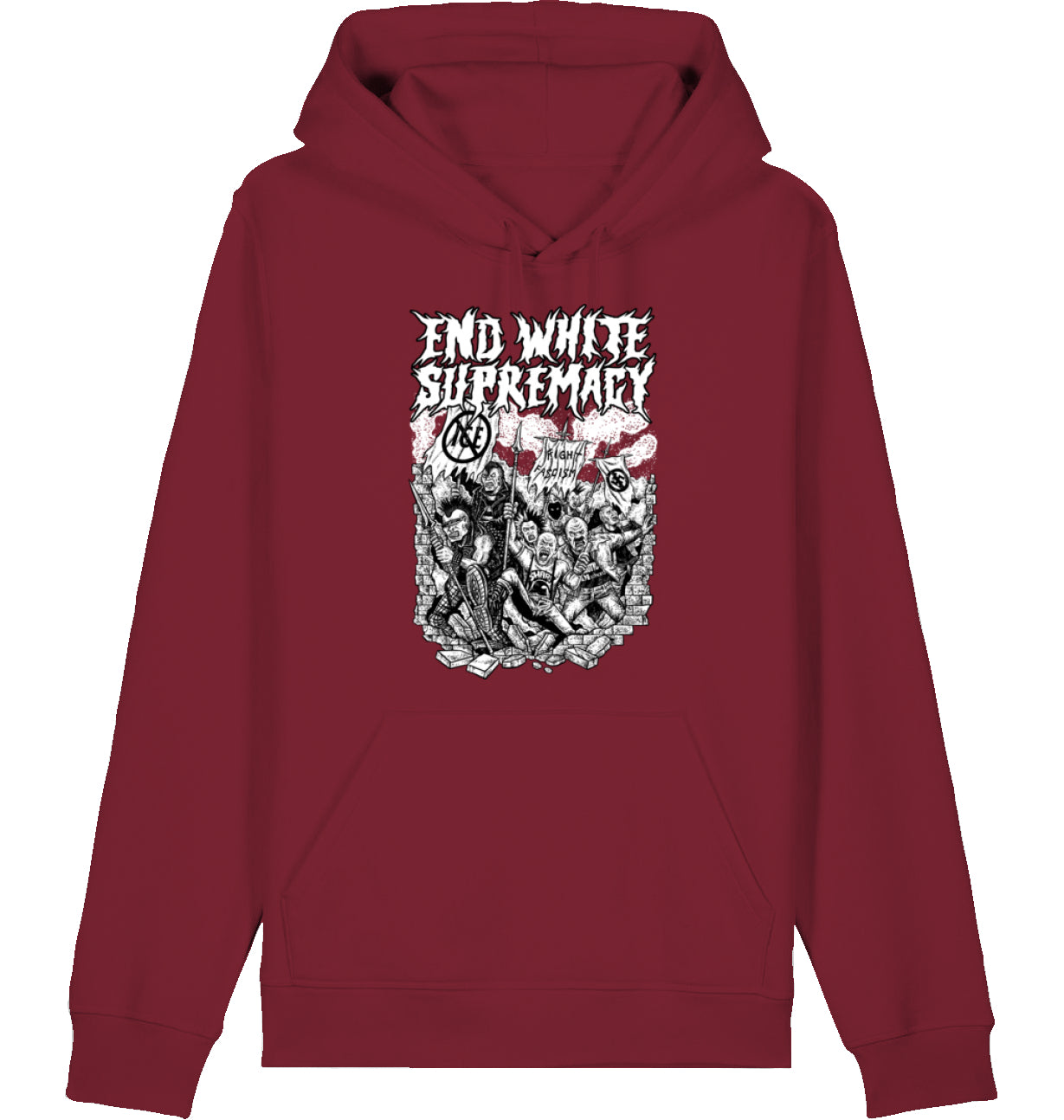 END WHITE SUPREMACY - DTG PRINT - Hoodie