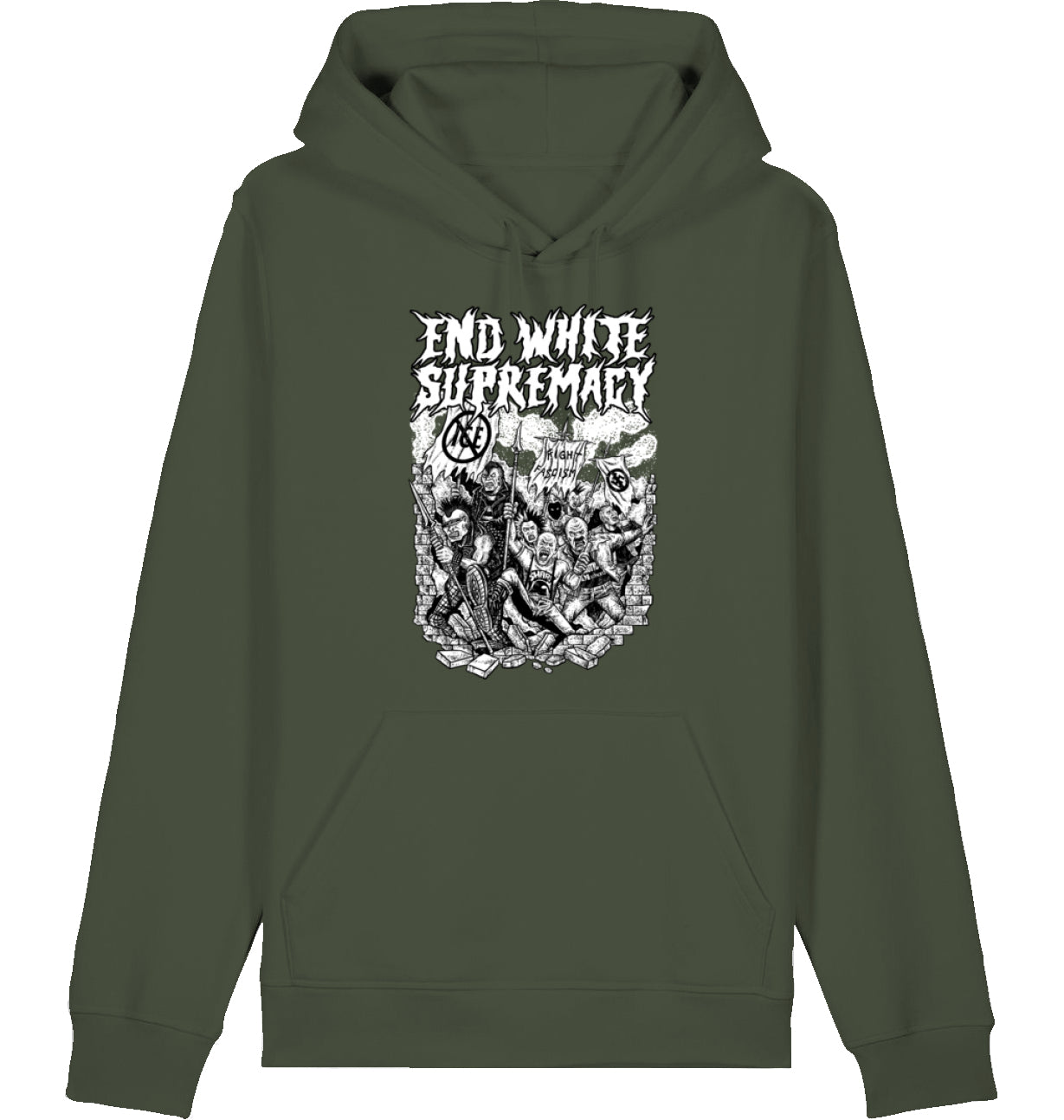END WHITE SUPREMACY - DTG PRINT - Hoodie