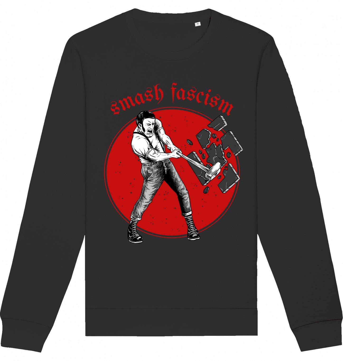 SMASH FASCISM - Crewneck Unisex