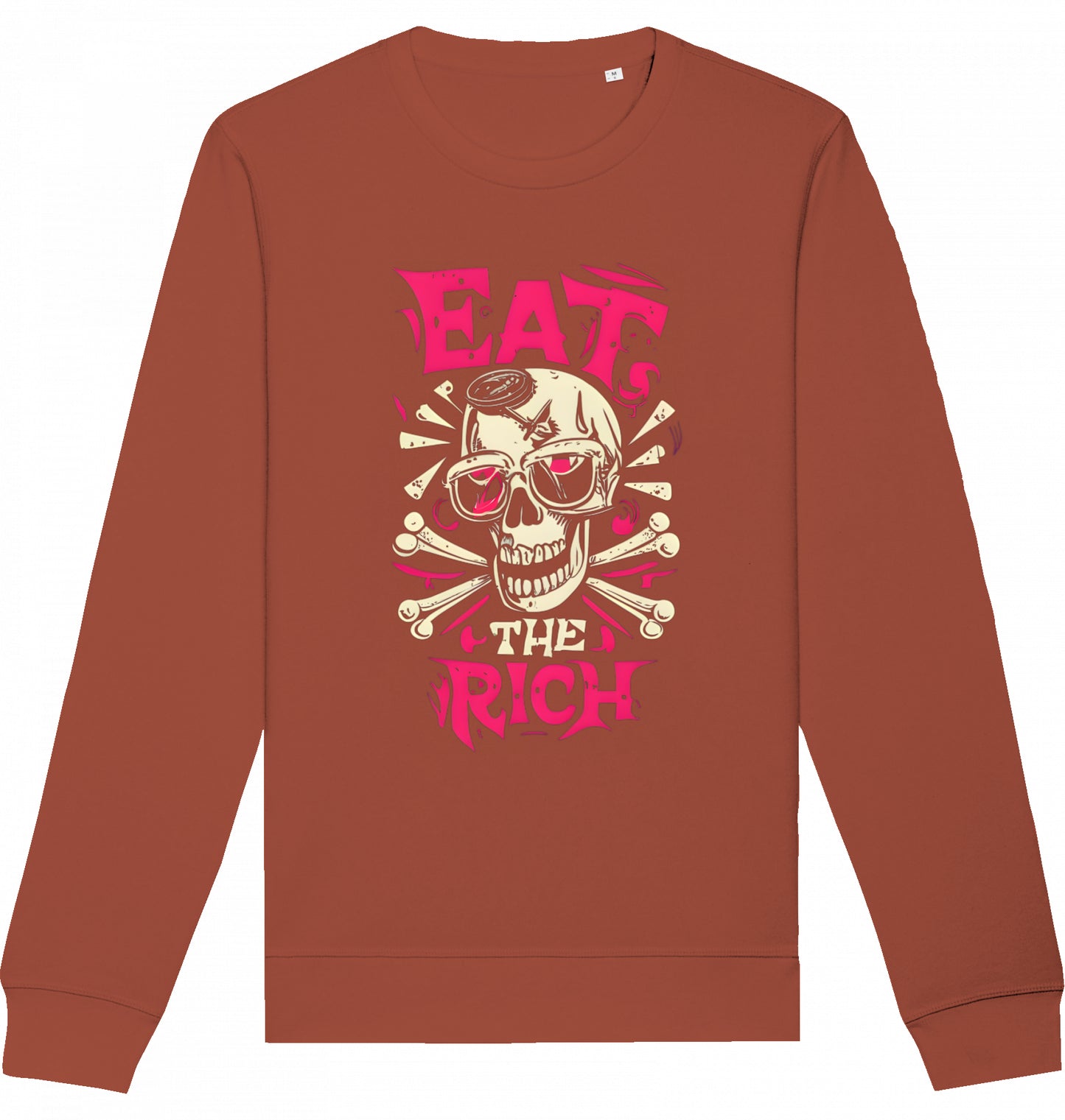 EAT THE RICH SKULL - Crewneck Unisex