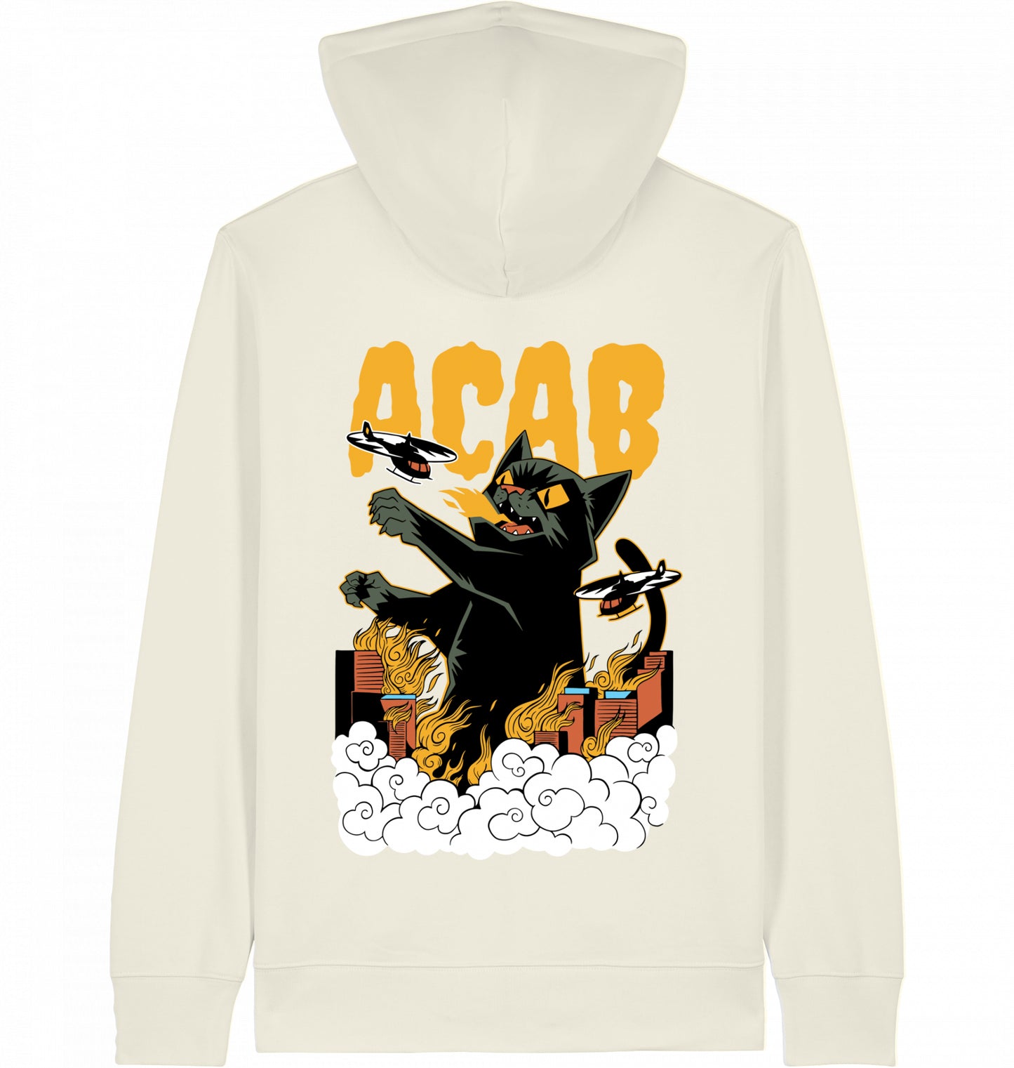 COMRADE ACAB CAT - Zipper