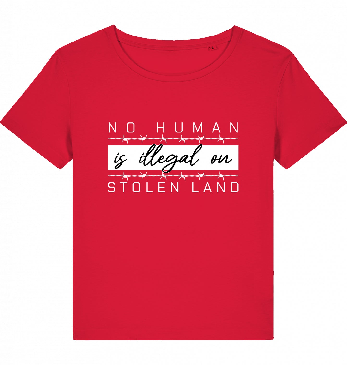 NO HUMAN IS ILLEGAL ON STOLEN LAND WOM*N