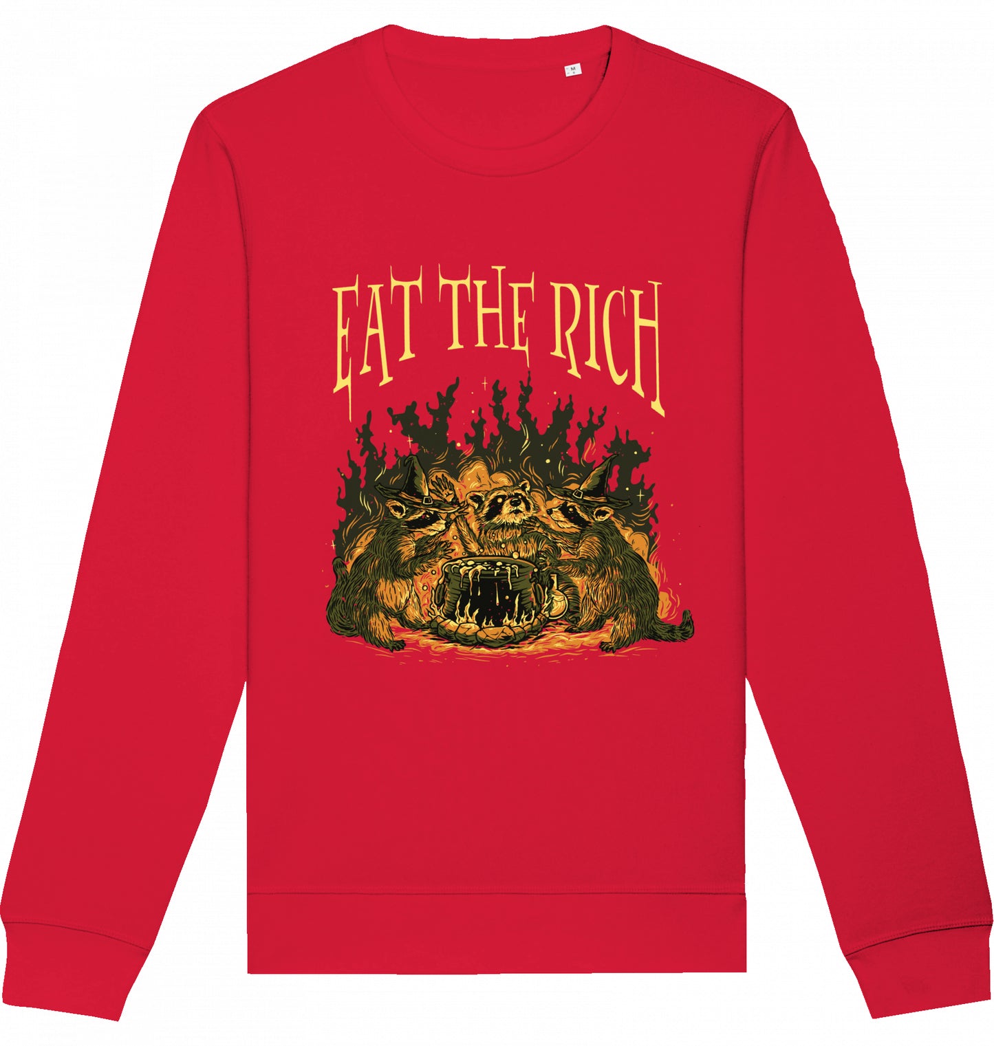 EAT THE RICH RACCOONS - Crewneck Unisex