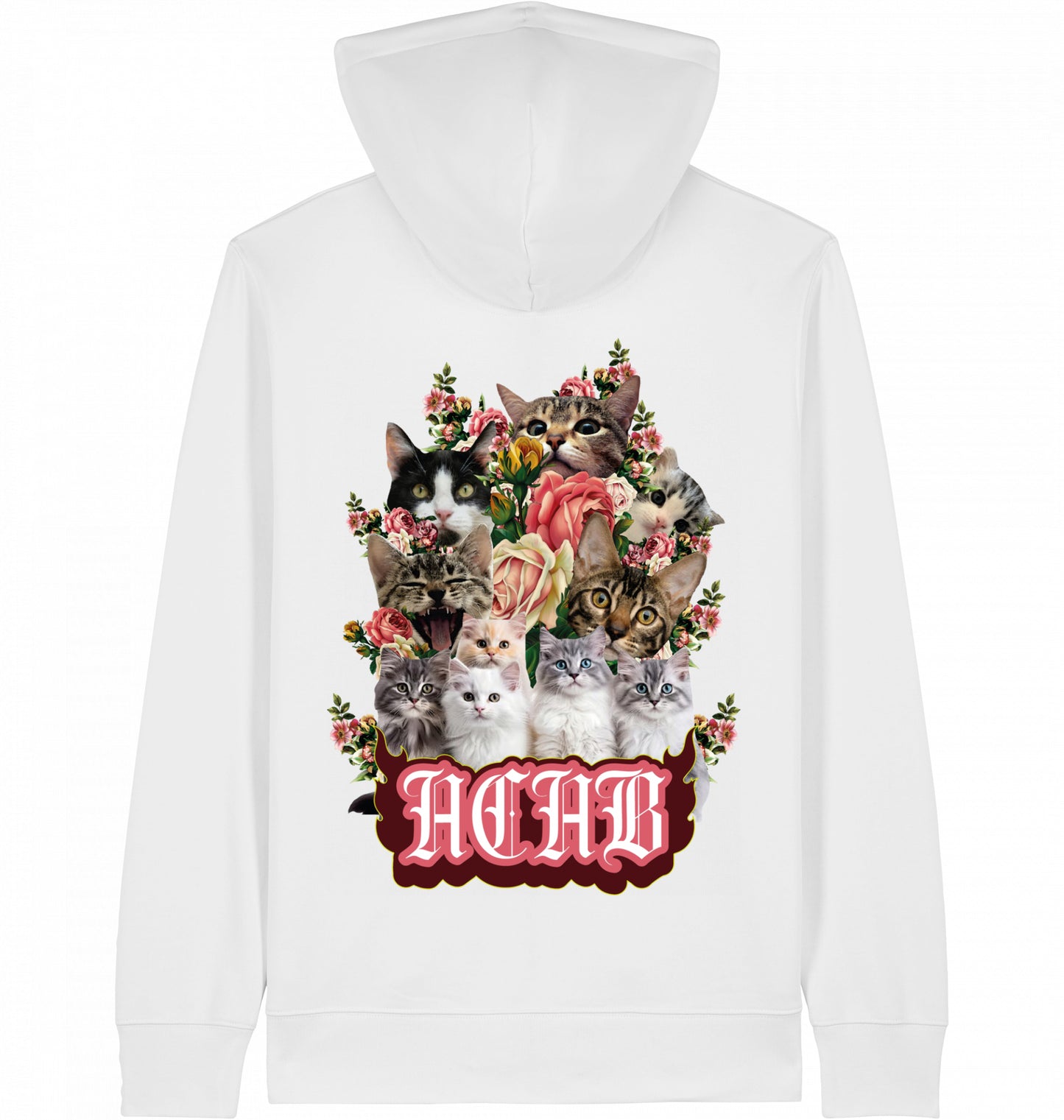 ALL CATS ARE BEAUTIFUL - FLOWER POWER - ZIPPER