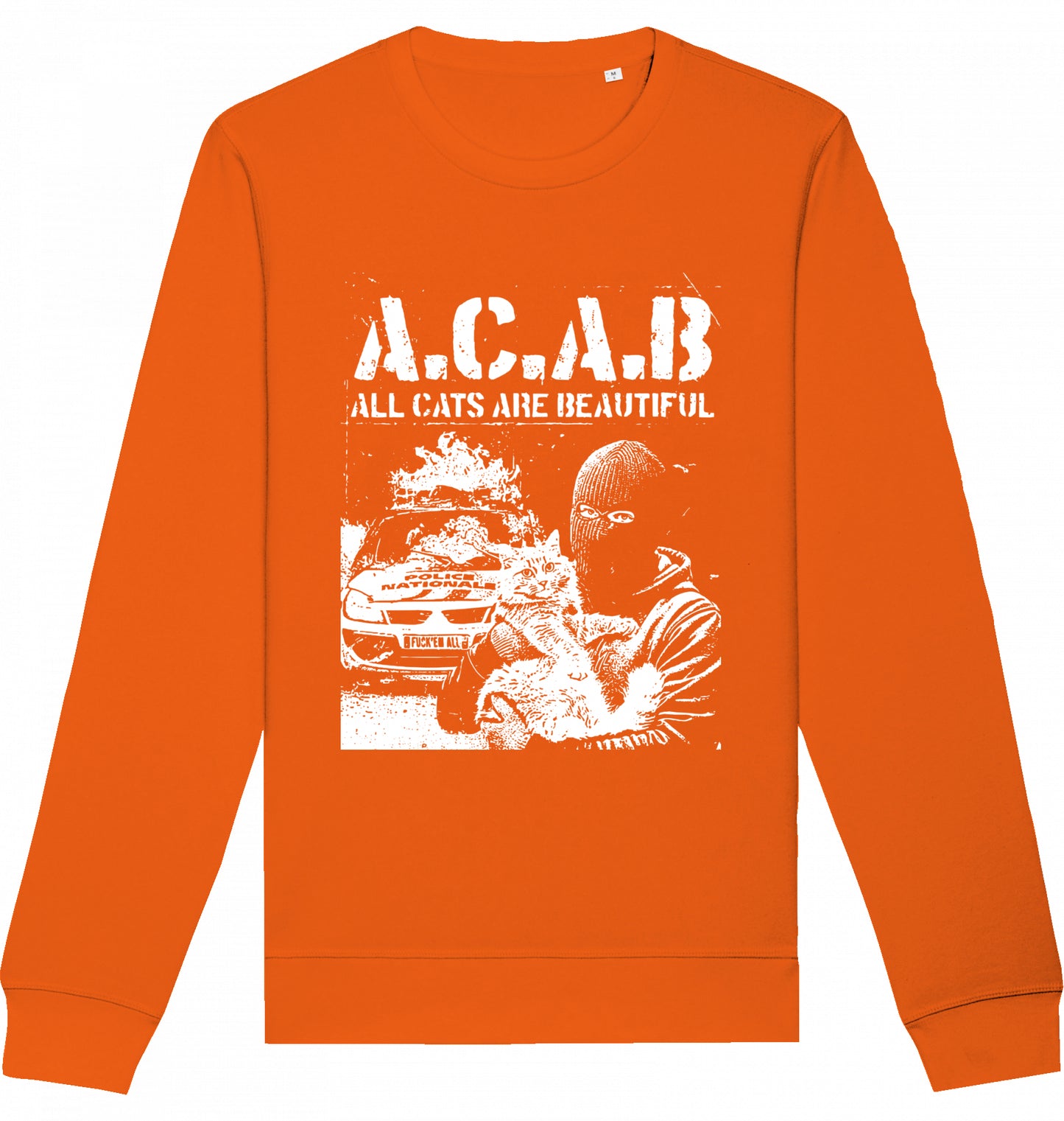 LOVE CATS HATE COPS - Crewneck Unisex