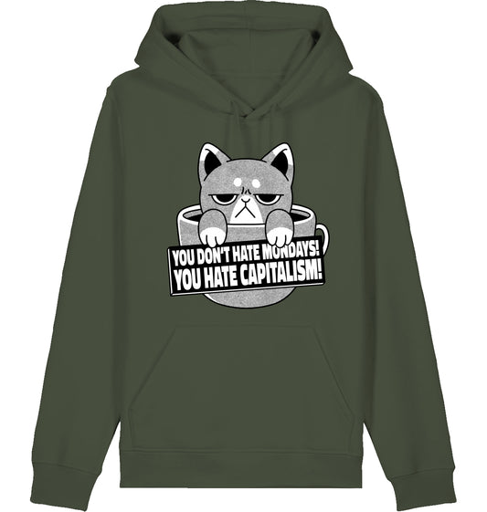 HATE CAPITALISM CAT - Hoodie