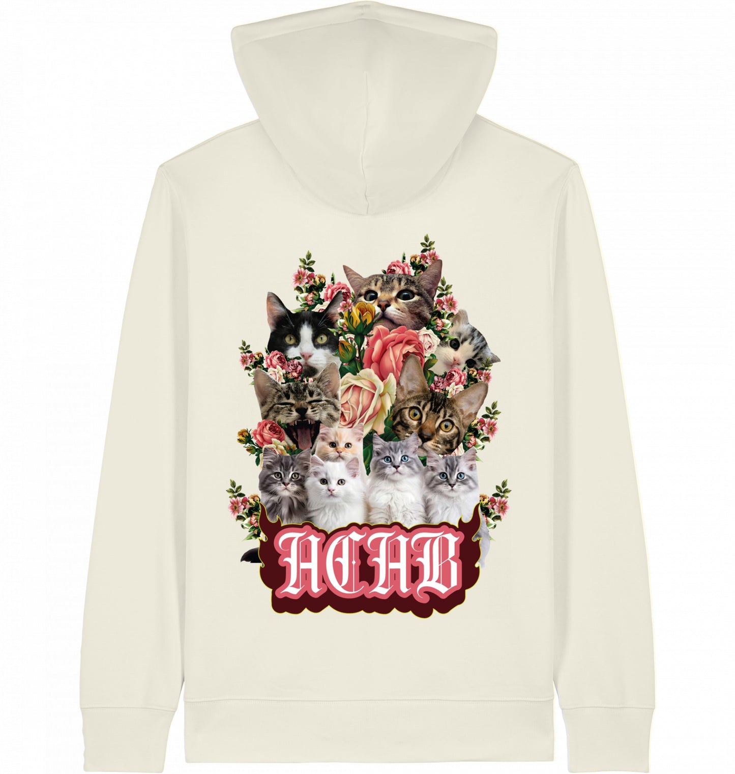 ALL CATS ARE BEAUTIFUL - FLOWER POWER - ZIPPER