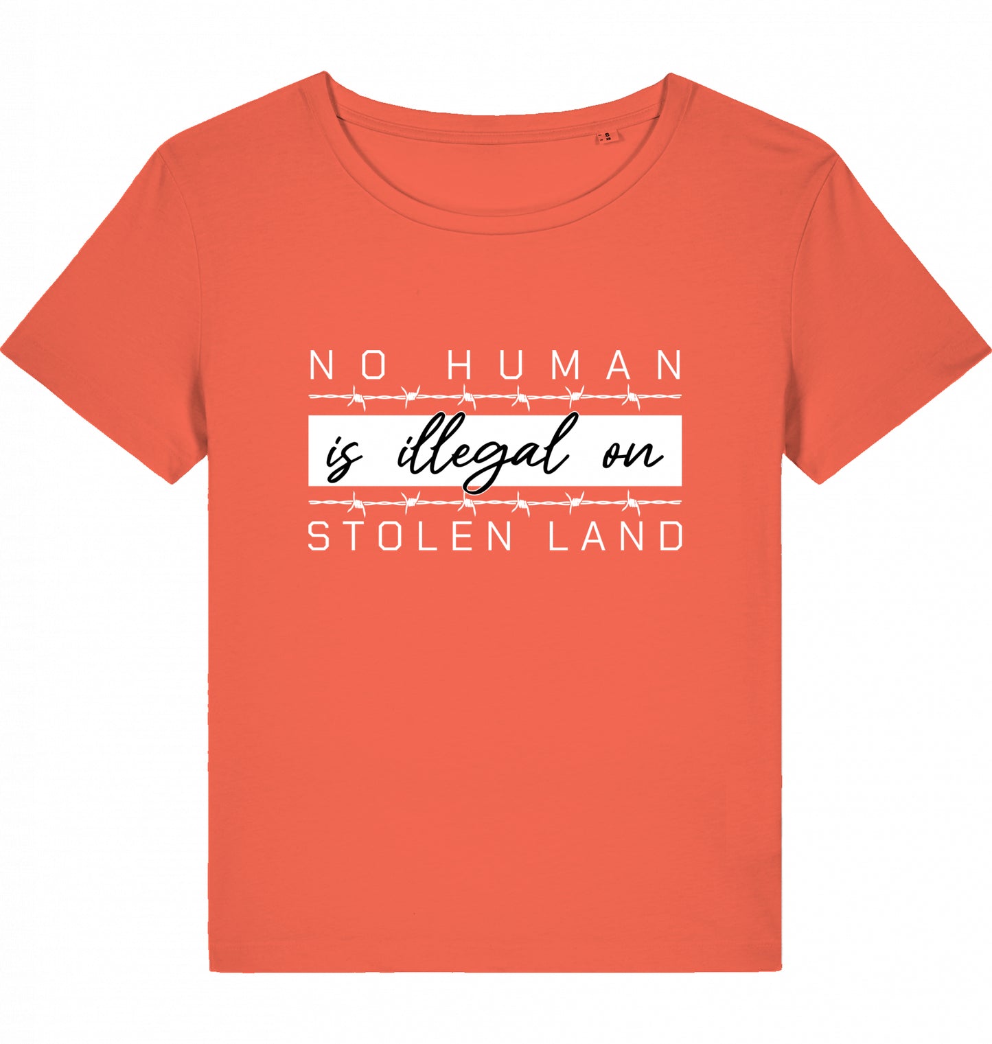 NO HUMAN IS ILLEGAL ON STOLEN LAND WOM*N