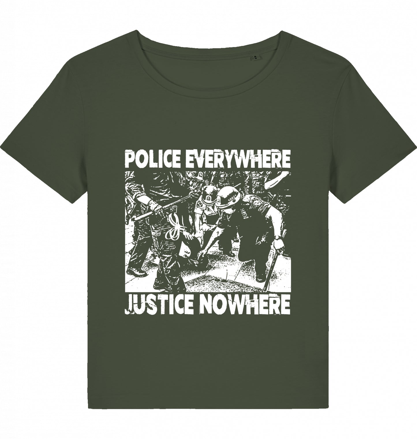 POLICE EVERYWHERE JUSTICE NOWHERE WOM*N