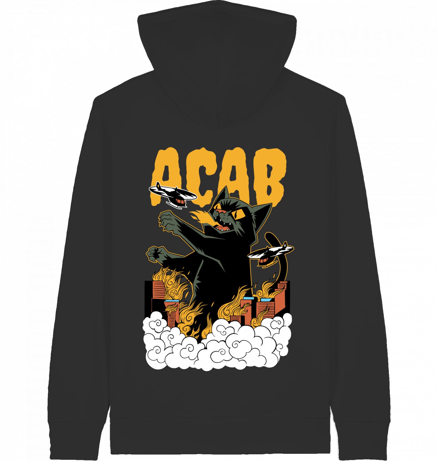 COMRADE ACAB CAT - Zipper