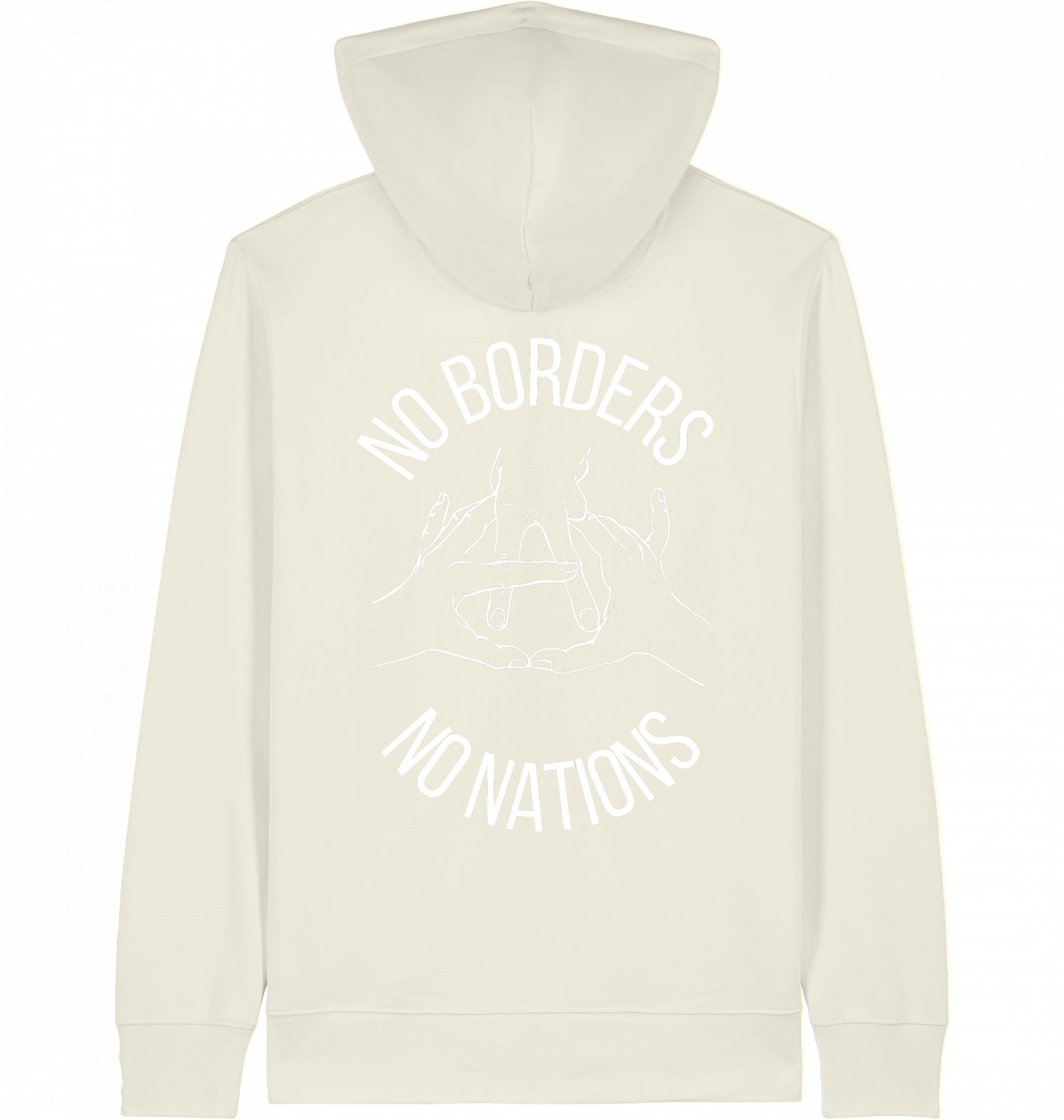 NO BORDERS NO NATIONS - ZIPPER