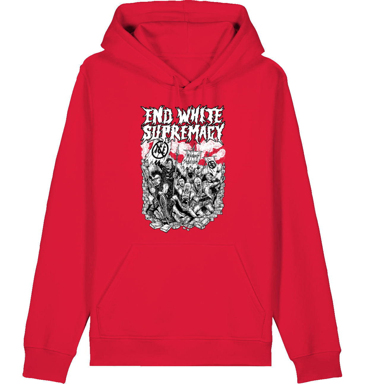 END WHITE SUPREMACY - DTG PRINT - Hoodie