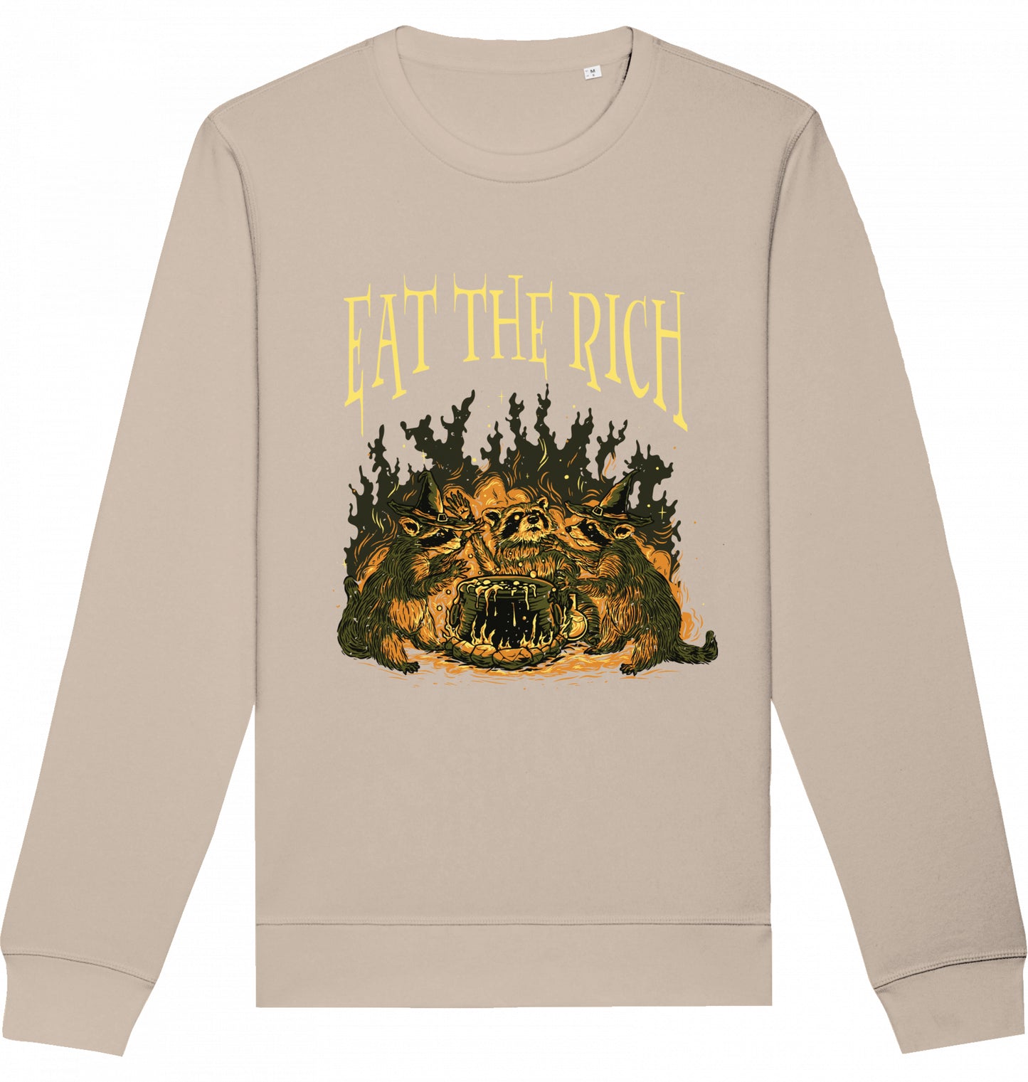EAT THE RICH RACCOONS - Crewneck Unisex
