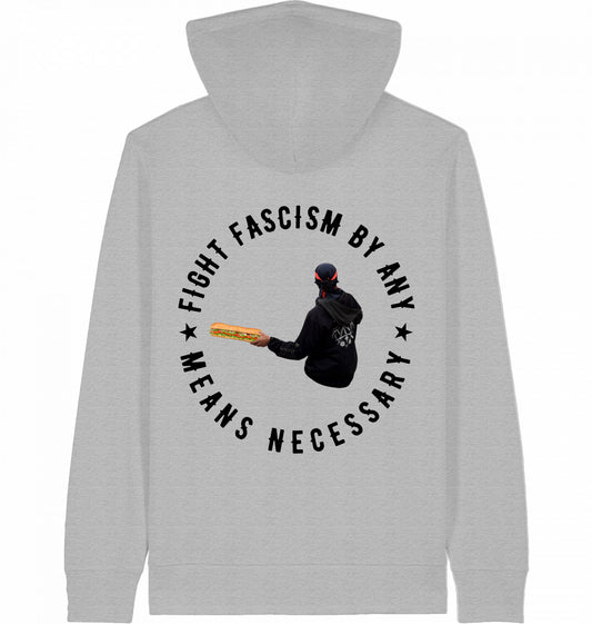 FIGHT FASCISM BY ANY MEANS - Zipper