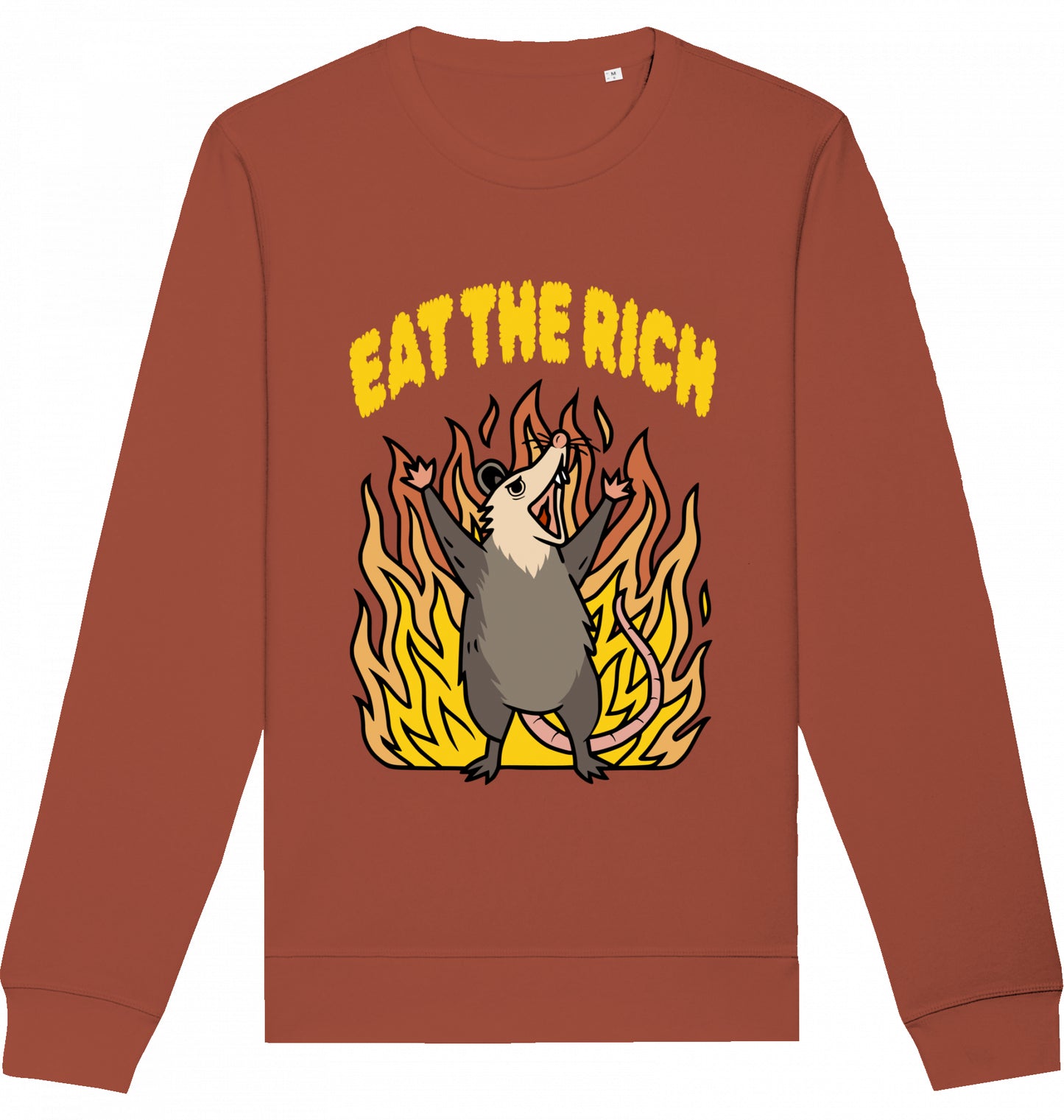 EAT THE RICH OPOSSUM - Crewneck Unisex
