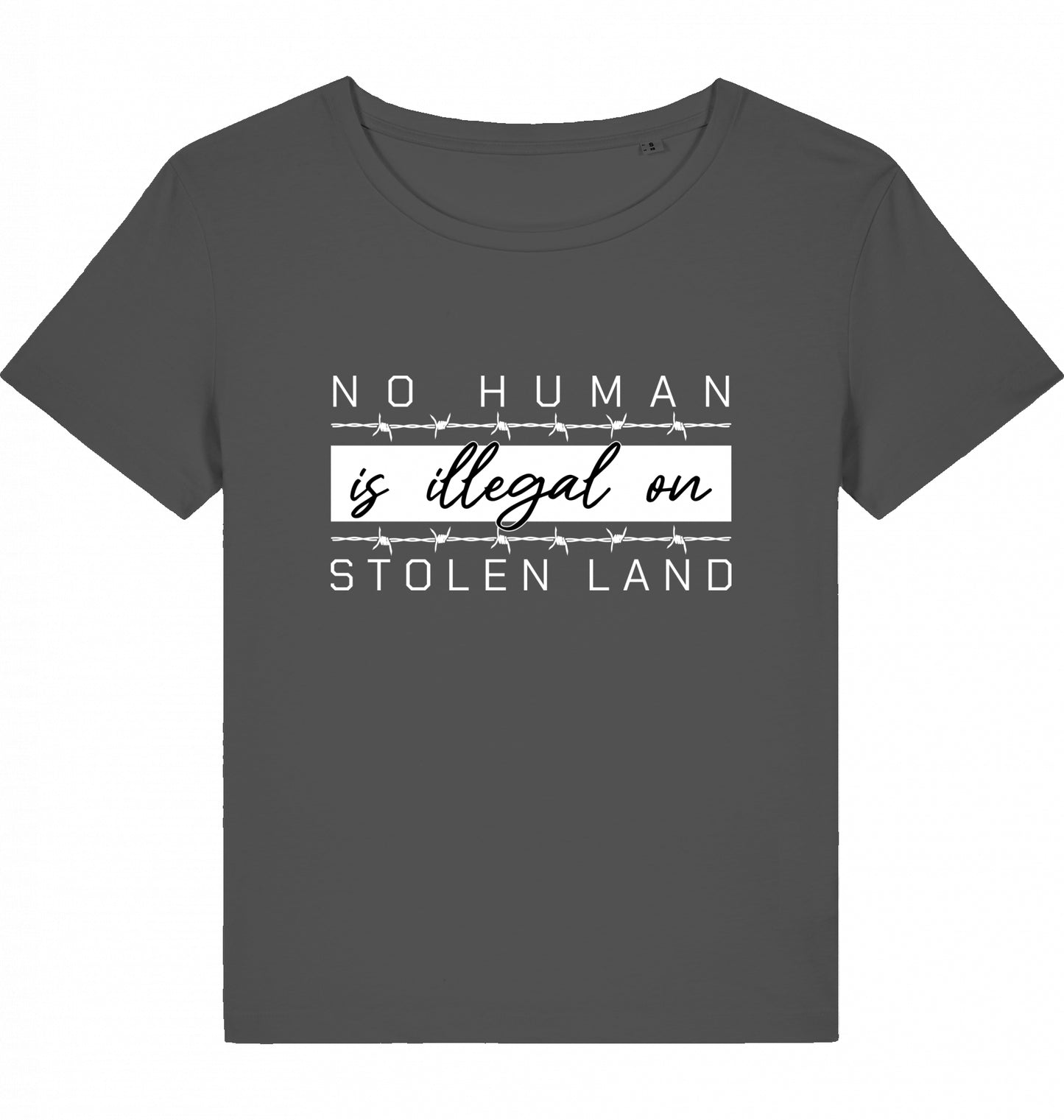NO HUMAN IS ILLEGAL ON STOLEN LAND WOM*N