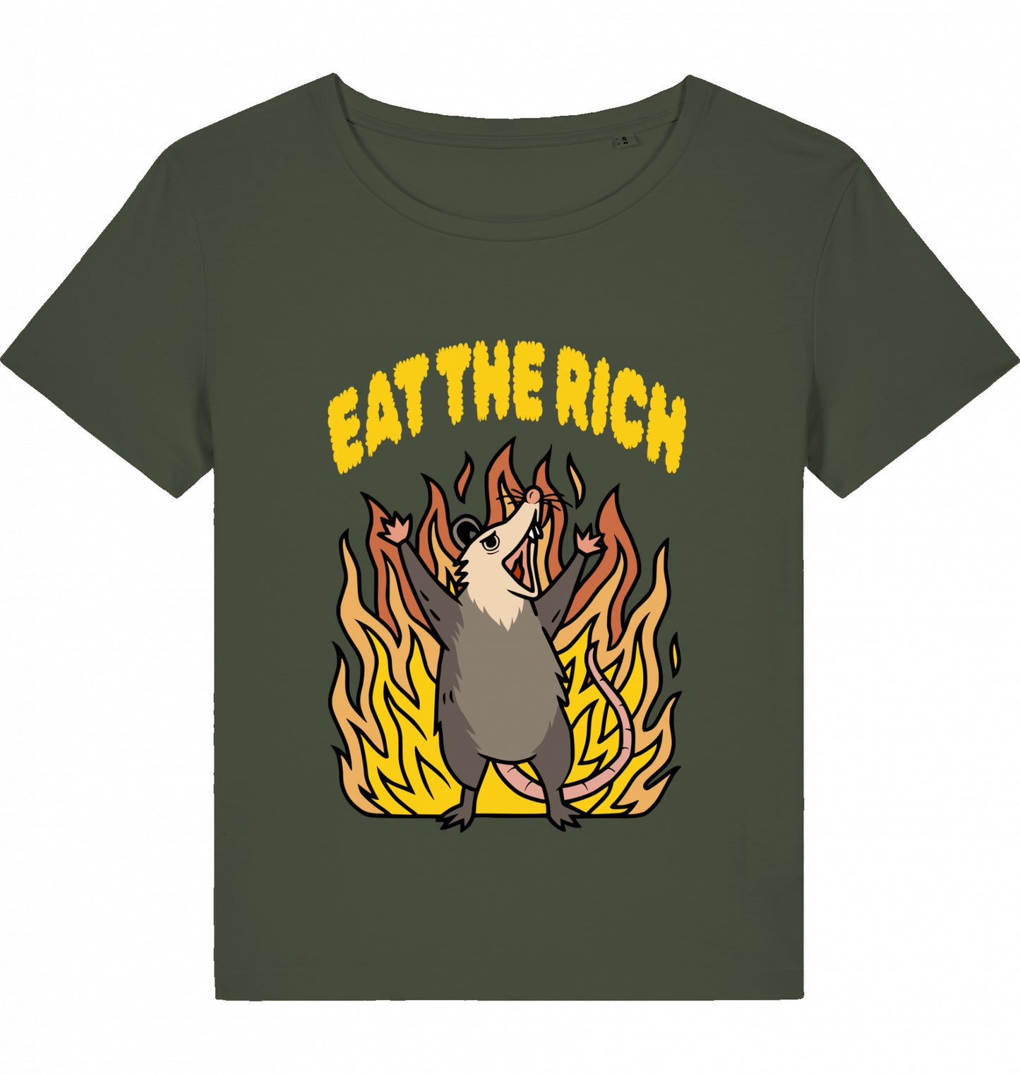EAT THE RICH OPOSSUM WOM*N