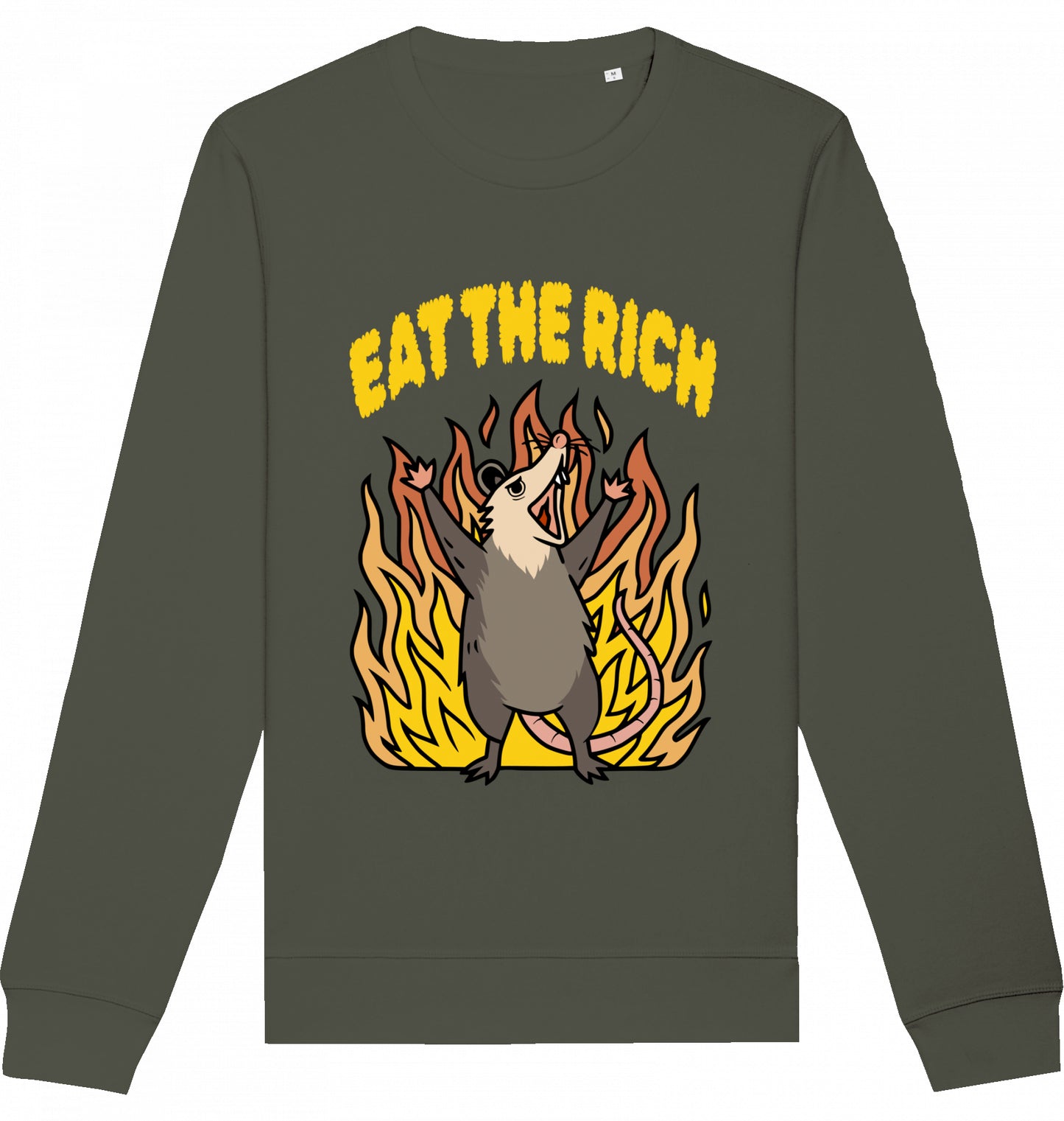 EAT THE RICH OPOSSUM - Crewneck Unisex