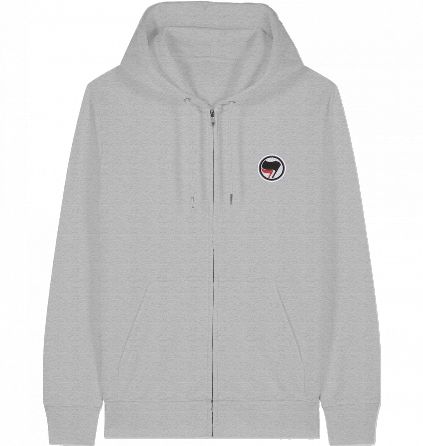 ANTIFA FLAG (embroidered) - ZIPPER