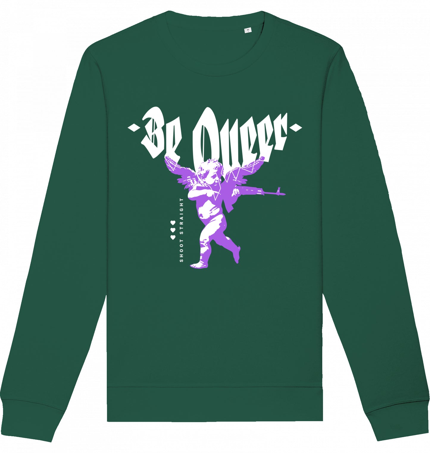 Be Queer Shoot Straight - Crewneck Unisex