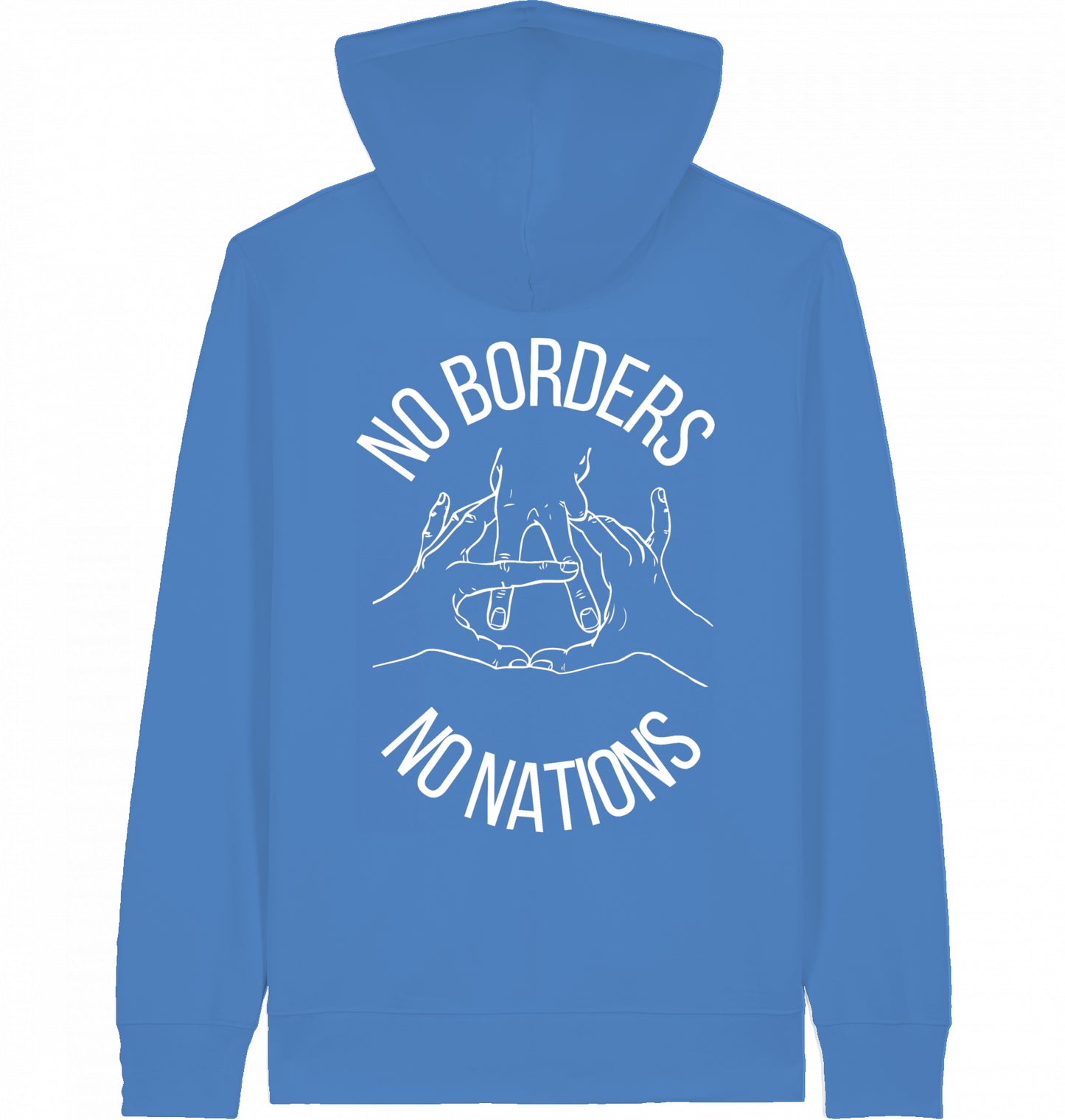 NO BORDERS NO NATIONS - ZIPPER