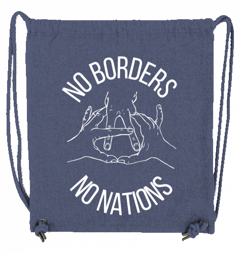 No Borders No Nations GYM BAG