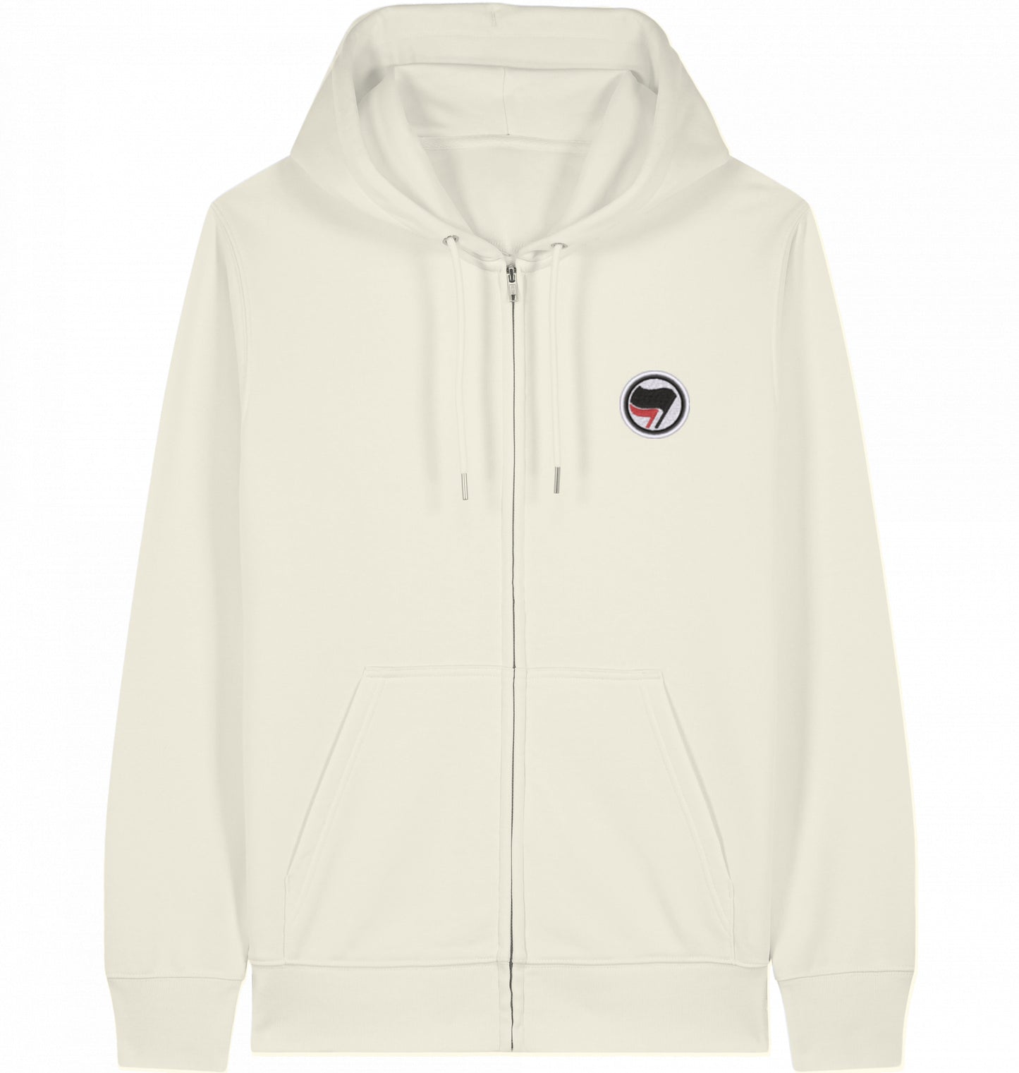 ANTIFA FLAG (embroidered) - ZIPPER