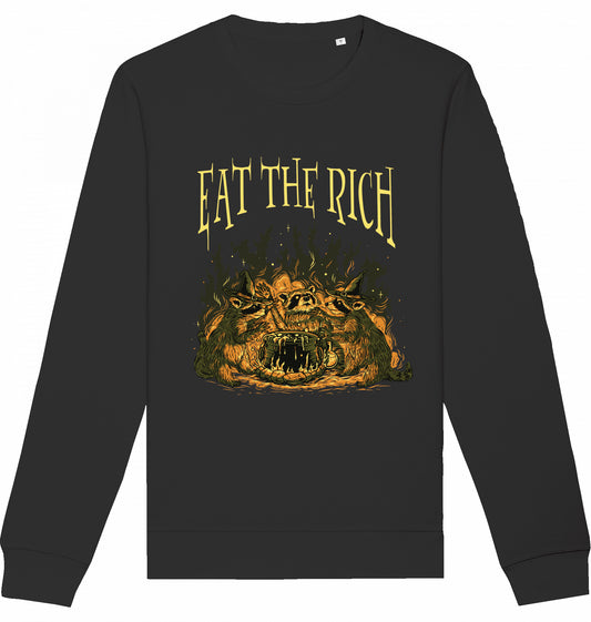 EAT THE RICH RACCOONS - Crewneck Unisex
