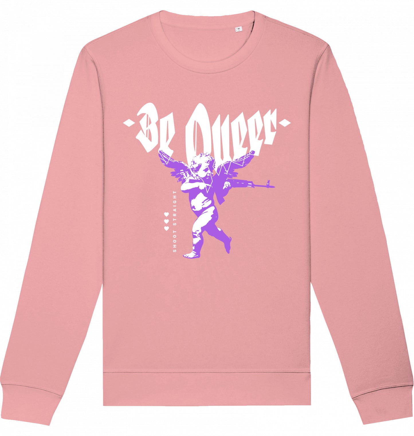 Be Queer Shoot Straight - Crewneck Unisex