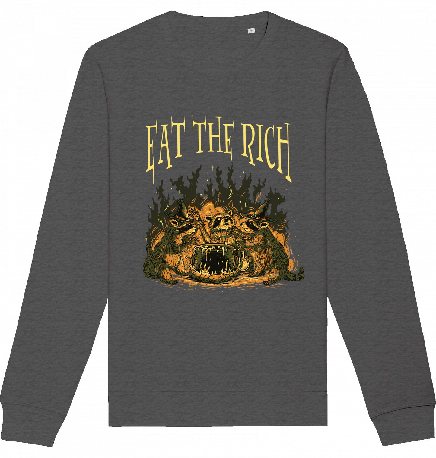 EAT THE RICH RACCOONS - Crewneck Unisex