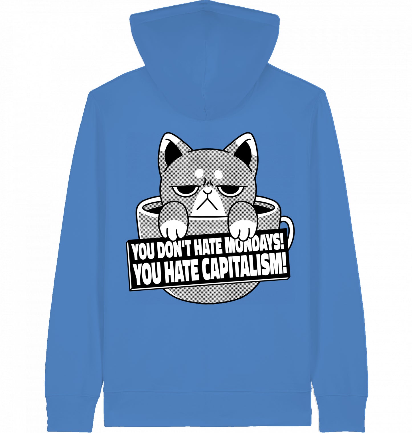 HATE CAPITALISM CAT - Zipper