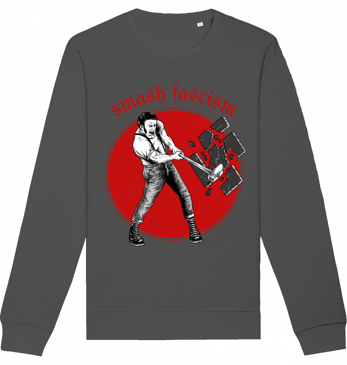 SMASH FASCISM - Crewneck Unisex