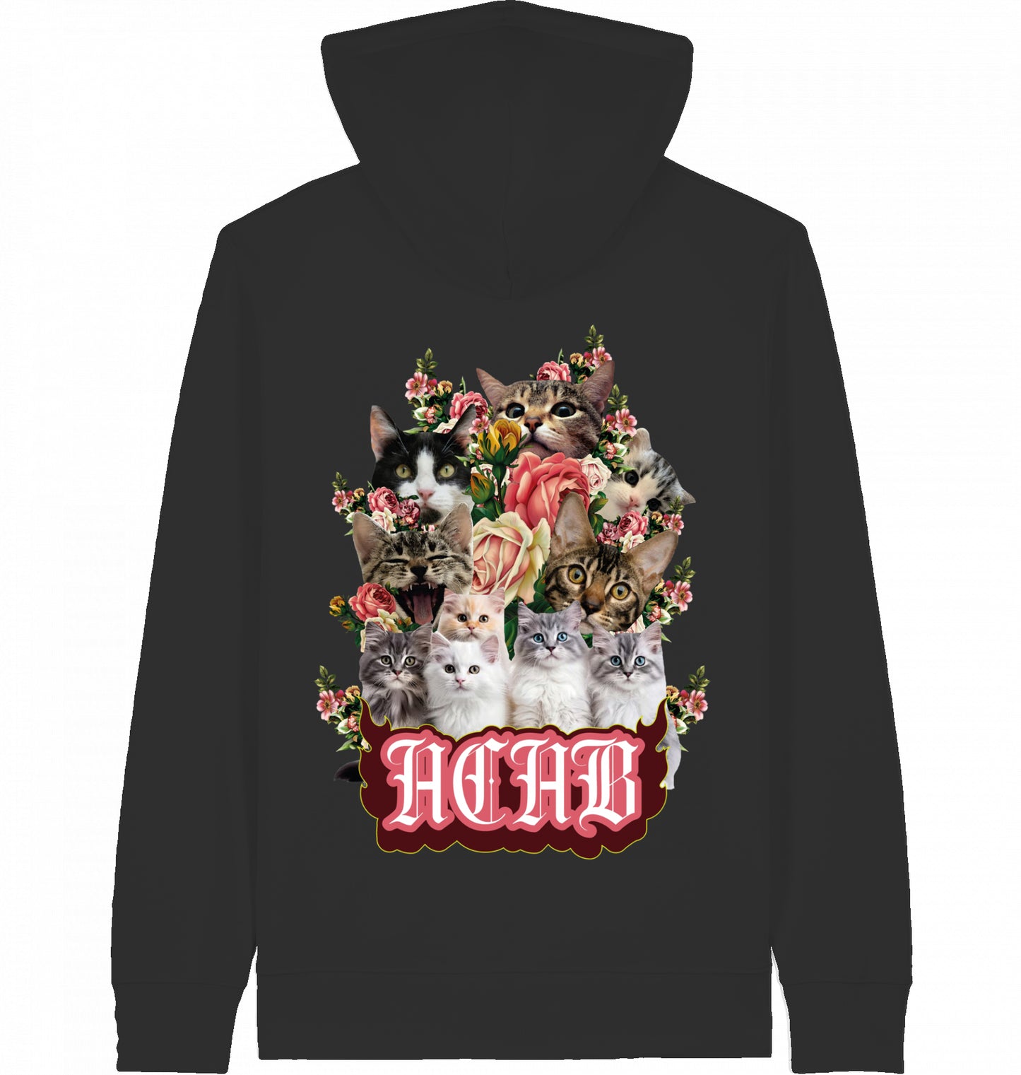 ALL CATS ARE BEAUTIFUL - FLOWER POWER - ZIPPER