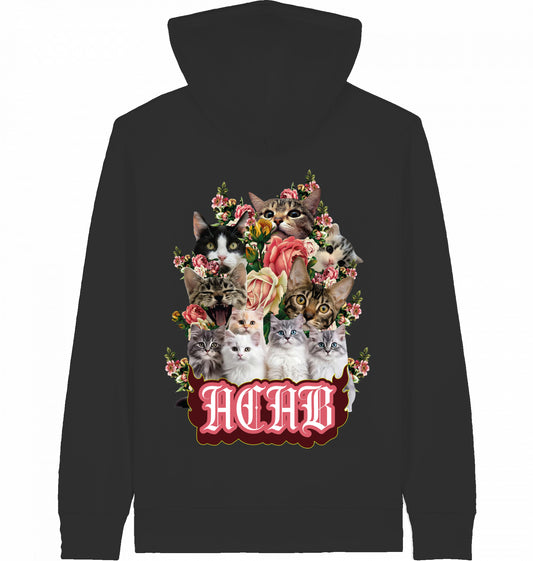 ALL CATS ARE BEAUTIFUL - FLOWER POWER - ZIPPER