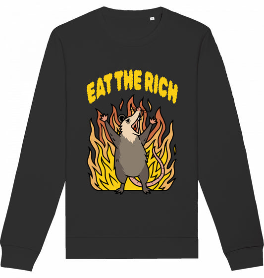 EAT THE RICH OPOSSUM - Crewneck Unisex