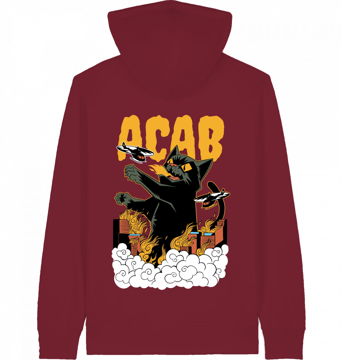COMRADE ACAB CAT - Zipper