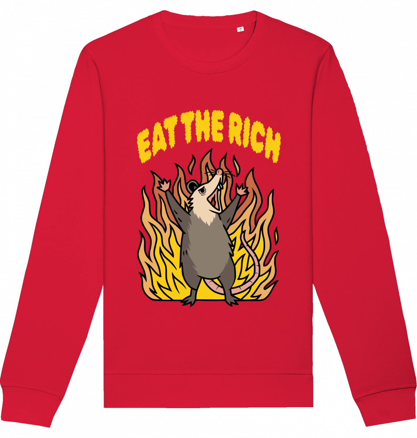 EAT THE RICH OPOSSUM - Crewneck Unisex