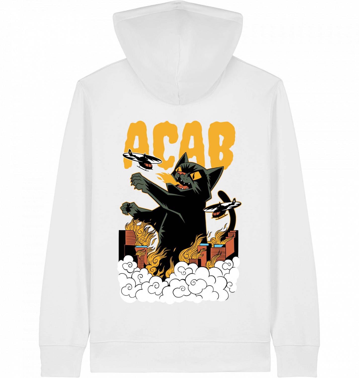 COMRADE ACAB CAT - Zipper