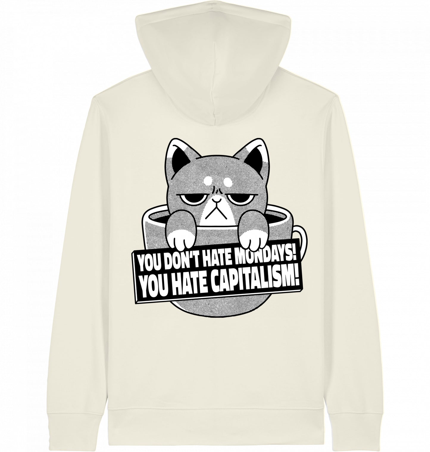 HATE CAPITALISM CAT - Zipper