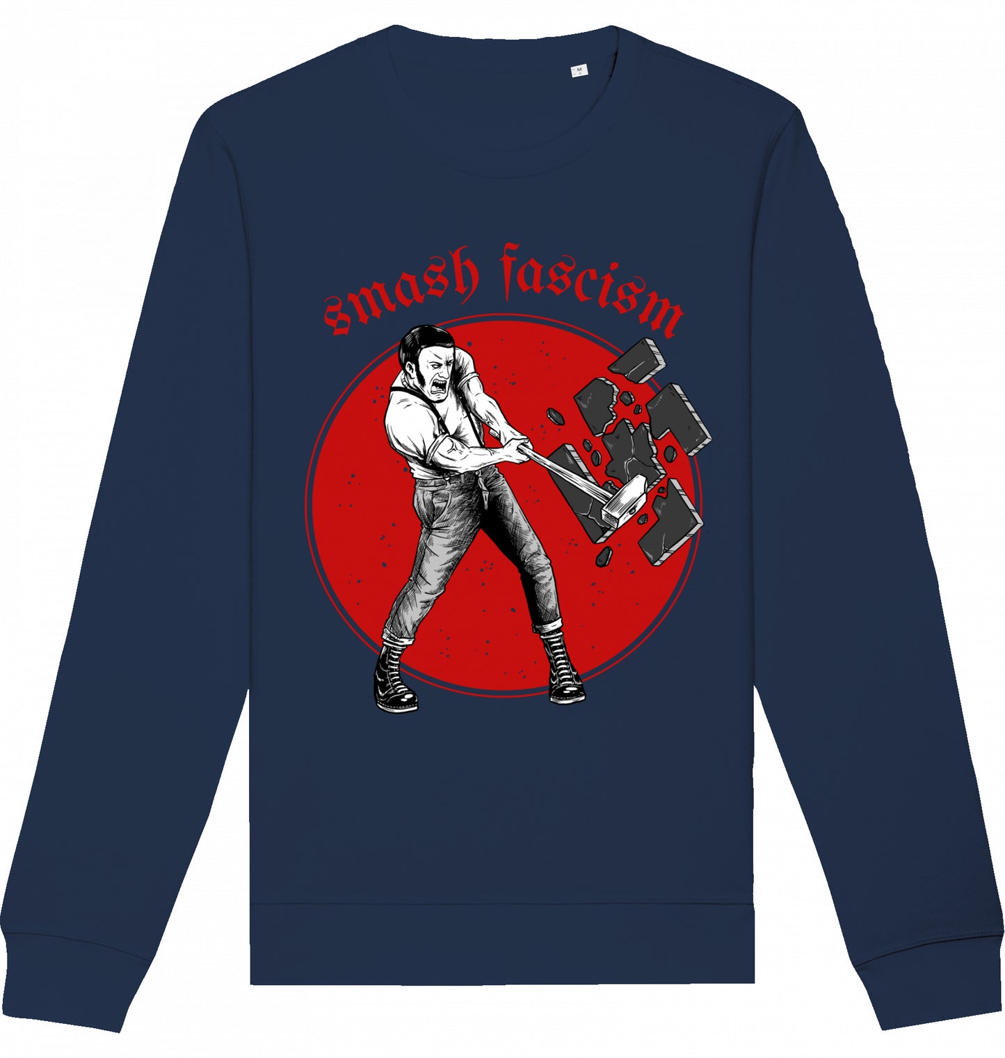 SMASH FASCISM - Crewneck Unisex