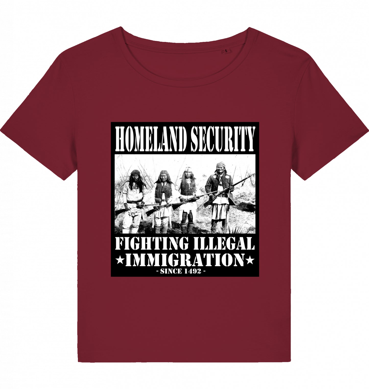 HOMELAND SECURITY since 1492 WOM*N